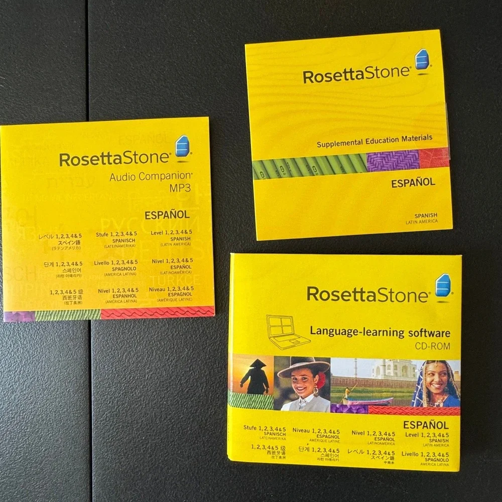 Rosetta Stone Spanish Latin America Levels 1-5 CD-ROM MP3 Audio Companion Set - Picture 2 of 7